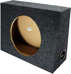 Single speaker subwoofer box slim