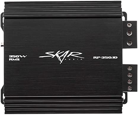 Skar Audio RP-350.1D Monoblock Class D MOSFET Amplifier with Remote Subwoofer Level Control