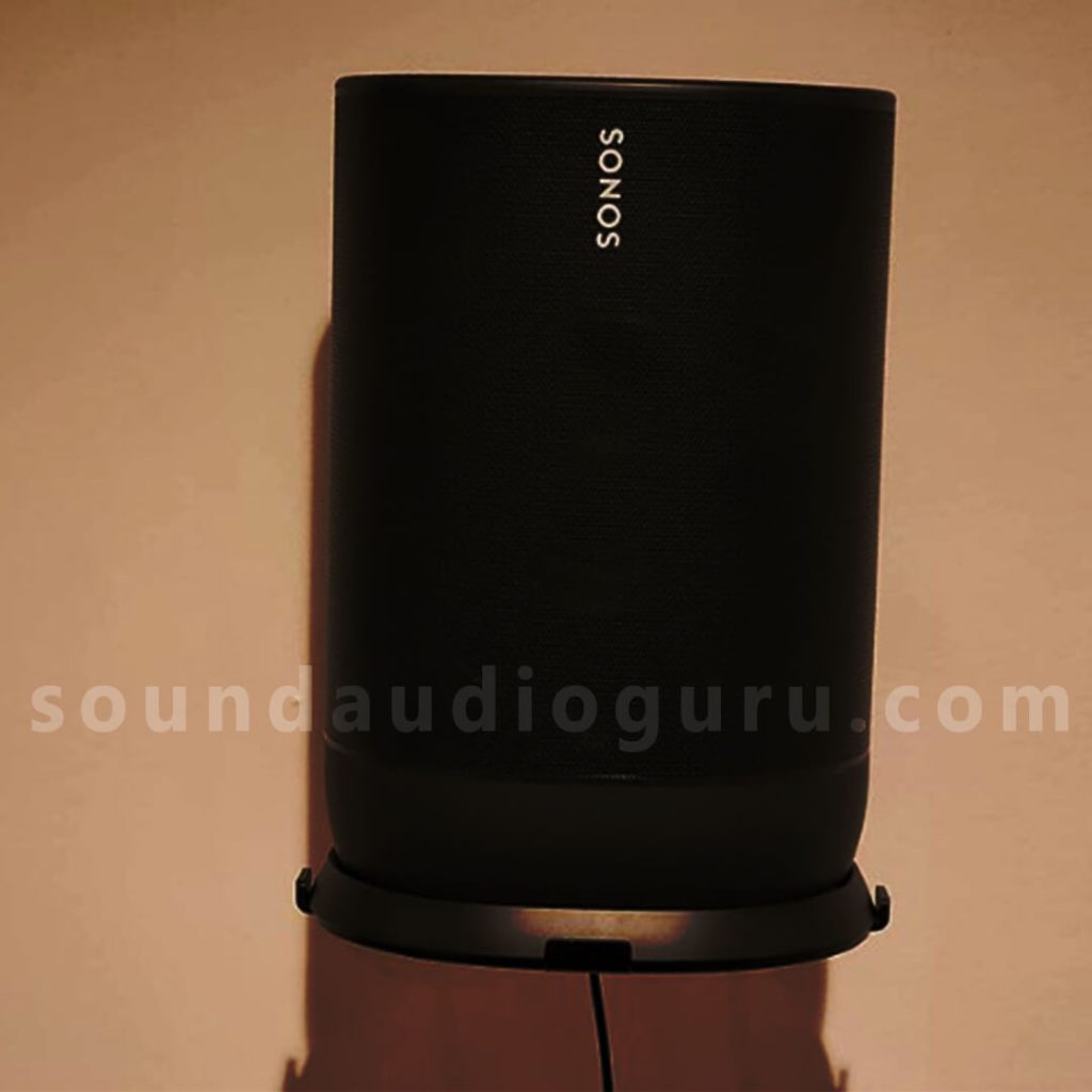The Sonos smart speaker and a Bluetooth speaker loader.